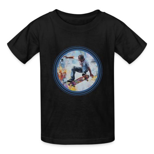 Skateboarding Universe - Heavyweight Kid's T-Shirt