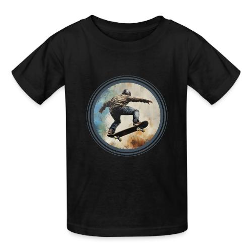 Skateboarding Energy - Heavyweight Kid's T-Shirt