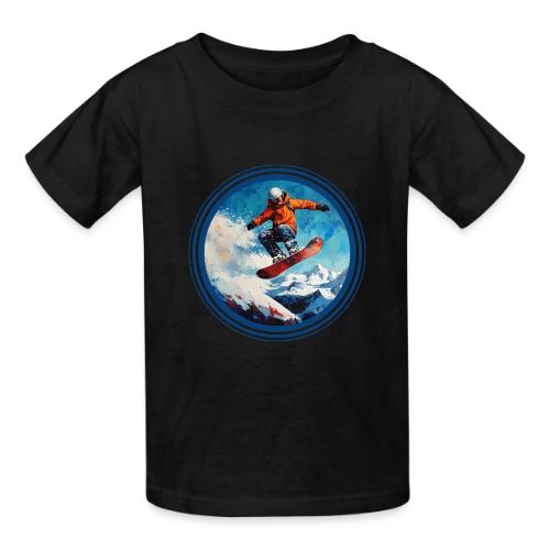 Snowboarding Vibes - Heavyweight Kid's T-Shirt