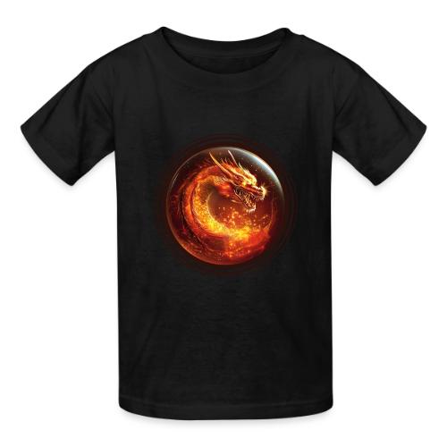 Shadow Dragon Rise - Heavyweight Kid's T-Shirt