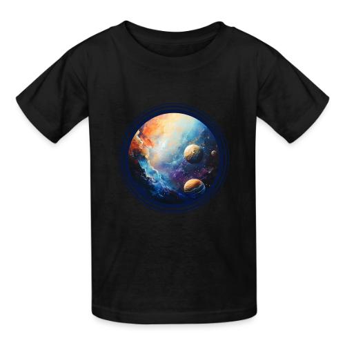 Nebula of Planets - Heavyweight Kid's T-Shirt