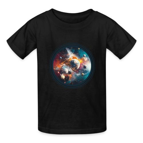 Planets in Acrylic Dreams - Heavyweight Kid's T-Shirt