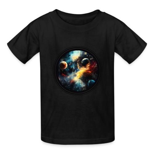 Painted Cosmos of Planets - Heavyweight Kid's T-Shirt