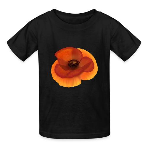 Vivid poppy - Heavyweight Kid's T-Shirt