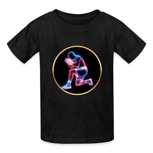 Neon Boxing Focus - Heavyweight Kid's T-Shirt