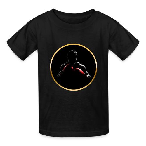 Boxing: Crimson Gloves Fighter - Heavyweight Kid's T-Shirt