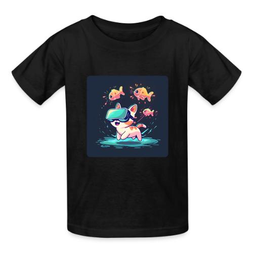 Virtual Kitty Quest - Heavyweight Kid's T-Shirt