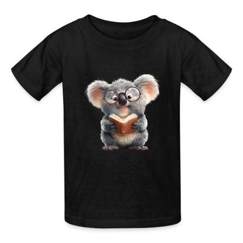 3D Gamer Koala Cozy Cartoon Design - Heavyweight Kid's T-Shirt