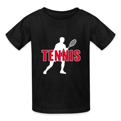 Red Court Tennis - Heavyweight Kid's T-Shirt