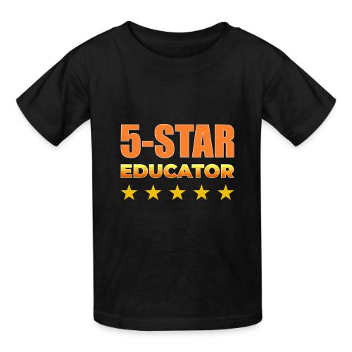 Five-Star Educator - Heavyweight Kid's T-Shirt