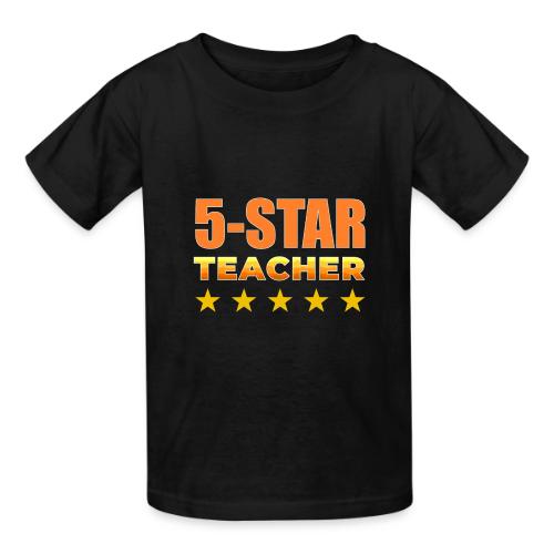Five-Star Teacher - Heavyweight Kid's T-Shirt