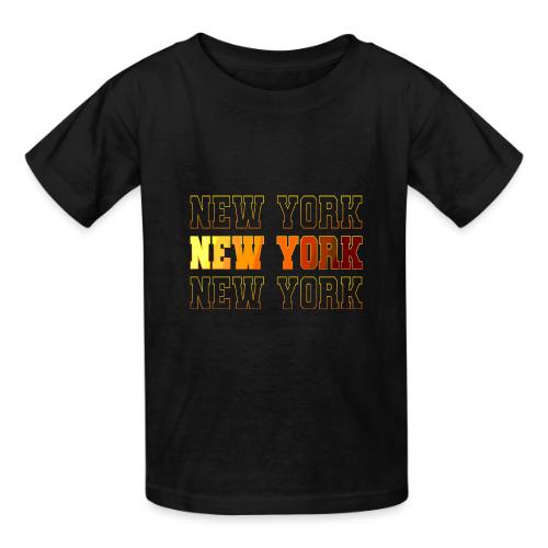 New York Varsity Echo - Heavyweight Kid's T-Shirt