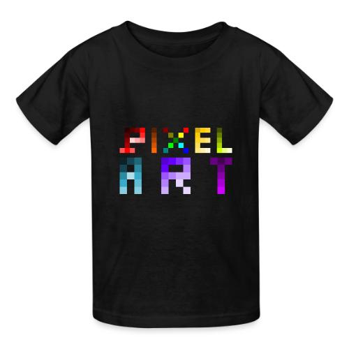 Pixel Art Spectrum - Heavyweight Kid's T-Shirt