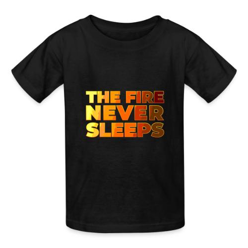 The fire never sleeps - Heavyweight Kid's T-Shirt