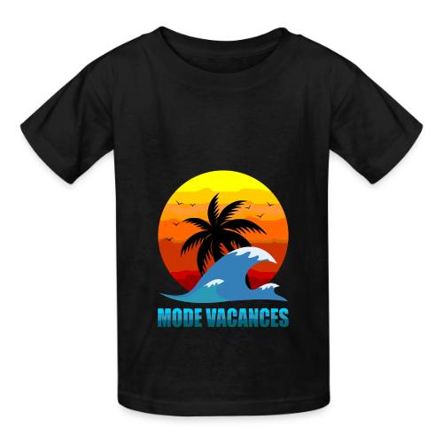 Vacation Mode: Tropical Escape - Heavyweight Kid's T-Shirt
