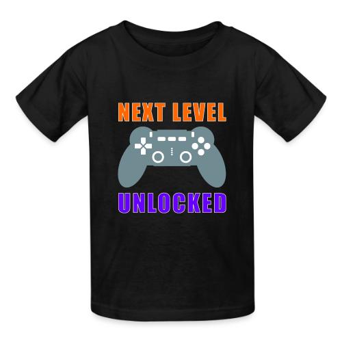 Next Level Unlocked Gamer Design - Heavyweight Kid's T-Shirt