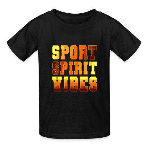 Sport Spirit Vibes Gradient - Heavyweight Kid's T-Shirt