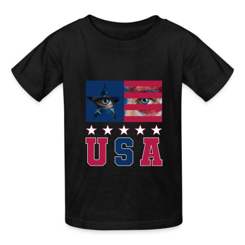 Stars and Vision USA - Heavyweight Kid's T-Shirt