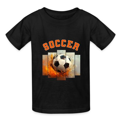 Soccer Iconic Touch - Heavyweight Kid's T-Shirt