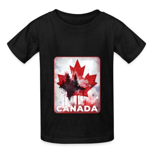 Canada's Maple Leaf Pride - Heavyweight Kid's T-Shirt
