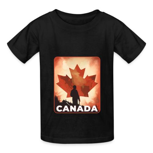 Canada Stands Tall - Heavyweight Kid's T-Shirt