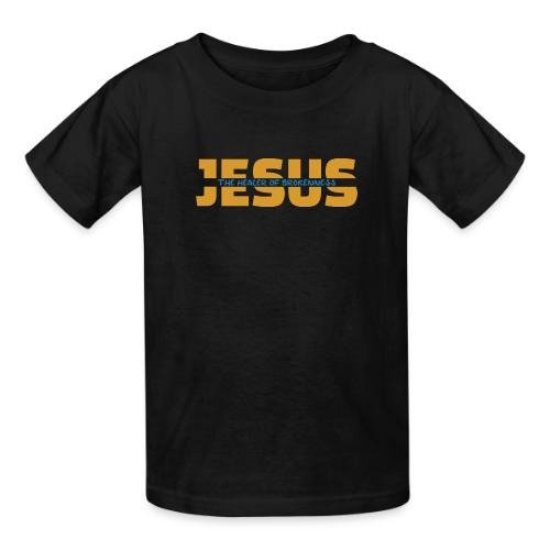 Jesus The Healer of Brokenness – Christian Faith - Heavyweight Kid's T-Shirt