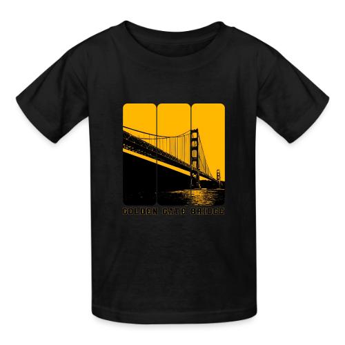 Golden Gate Bold Icon - Heavyweight Kid's T-Shirt