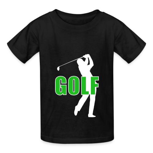 Golf: Classic Golf Motion - Heavyweight Kid's T-Shirt