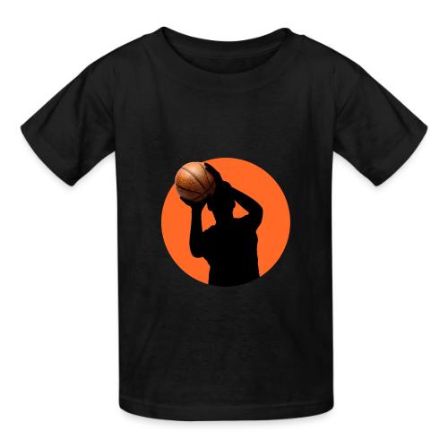 Basketball: Focused Precision - Heavyweight Kid's T-Shirt