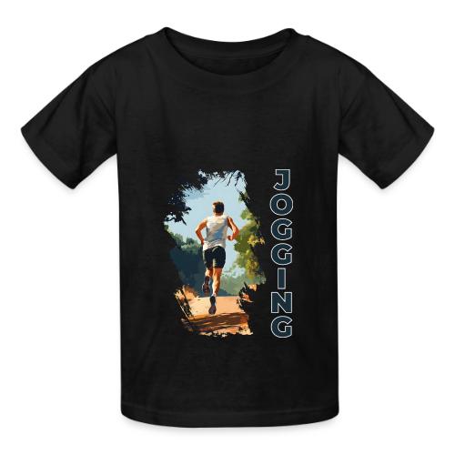 Jogging Vibes - Heavyweight Kid's T-Shirt