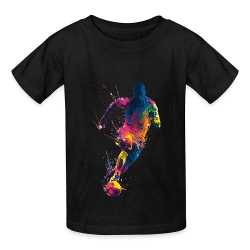 Soccer: Kick of Colors - Heavyweight Kid's T-Shirt