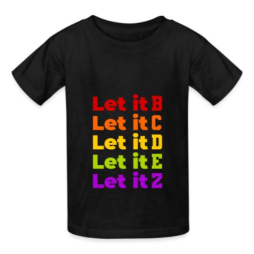 Let It Be Alphabetical - Heavyweight Kid's T-Shirt