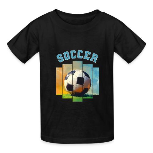 Soccer Ball Vibes - Heavyweight Kid's T-Shirt