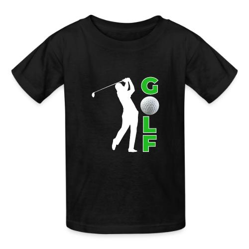 Golf: Classic Golf Motion - Heavyweight Kid's T-Shirt