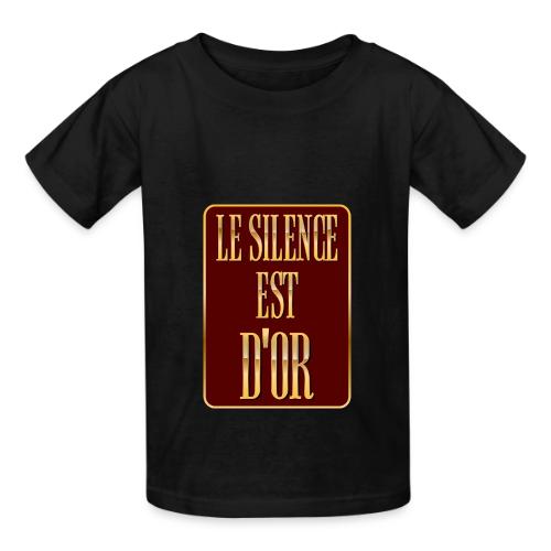 Silence is golden - Heavyweight Kid's T-Shirt