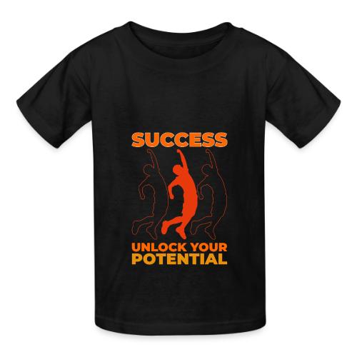 Unlock Success - Heavyweight Kid's T-Shirt
