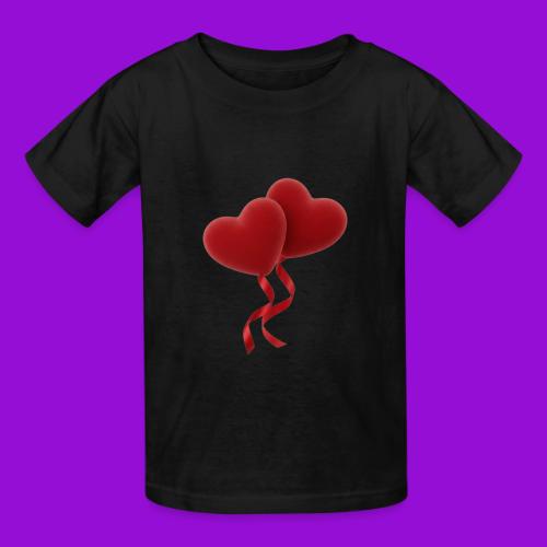 Two hearts together - Heavyweight Kid's T-Shirt