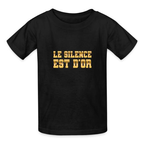 Le silence est d'or - Heavyweight Kid's T-Shirt