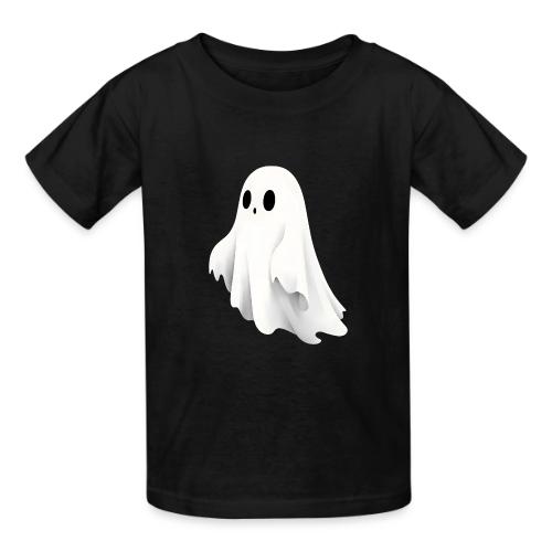 Cute Ghost Cartoon Design - Heavyweight Kid's T-Shirt