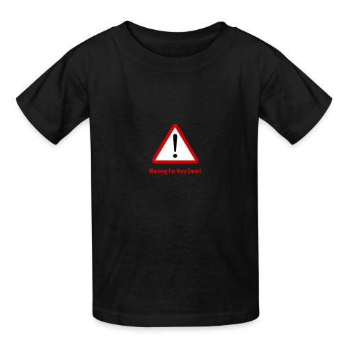 Warning I m Very Smart - Hanes Youth T-Shirt