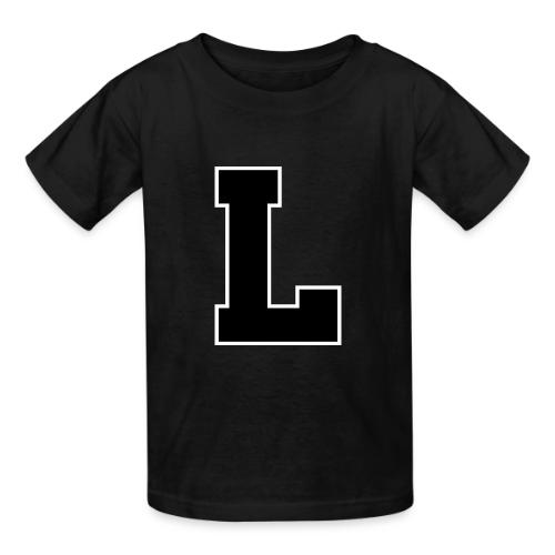 Varsity Letter L Athletic Monogram - Heavyweight Kid's T-Shirt