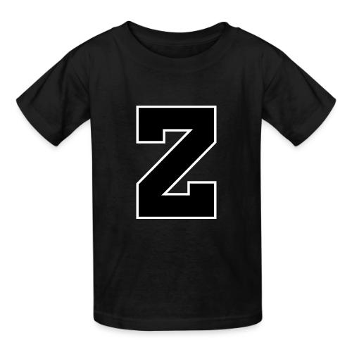 Varsity Letter Z Athletic Font Design - Heavyweight Kid's T-Shirt