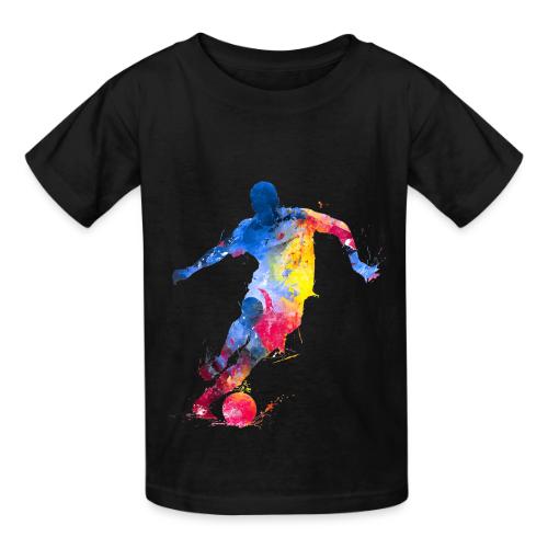 Soccer: Splash Kick - Heavyweight Kid's T-Shirt