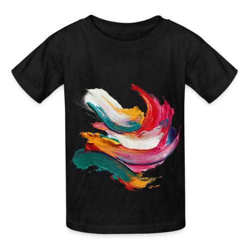 Colorful brushstrokes - Heavyweight Kid's T-Shirt