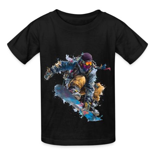 Snowboarding: Splash of Speed - Heavyweight Kid's T-Shirt