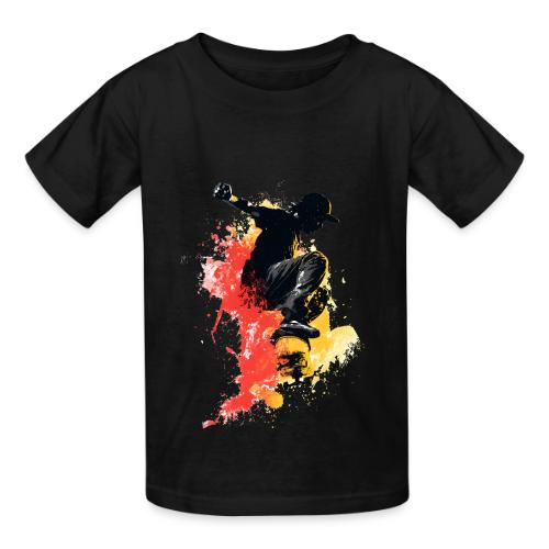Skateboarding: Splash of Motion - Heavyweight Kid's T-Shirt