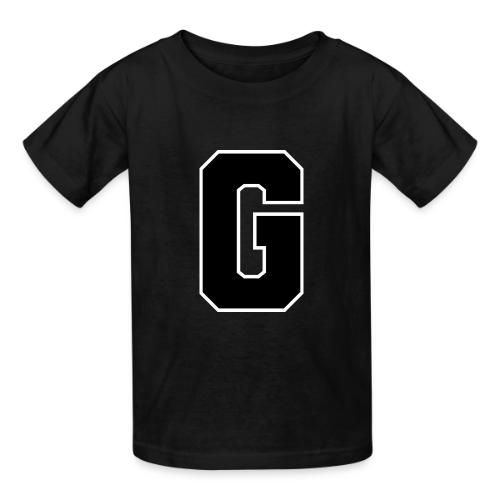 Varsity Letter G Collegiate Alphabet Art - Heavyweight Kid's T-Shirt