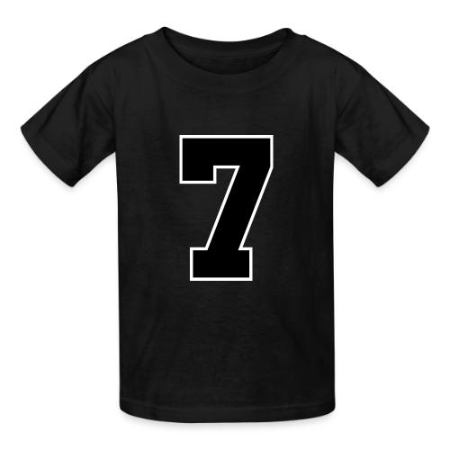 Varsity Number 7 Athletic Look - Heavyweight Kid's T-Shirt