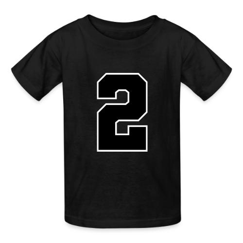 Varsity Number 2 Sports Design - Heavyweight Kid's T-Shirt