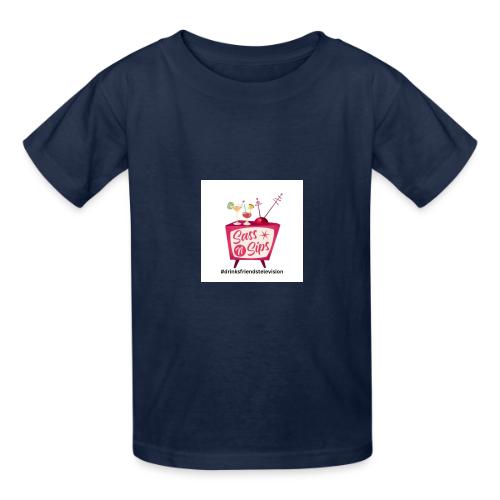 sassnsips com drinksfriendstelevision - Heavyweight Kid's T-Shirt
